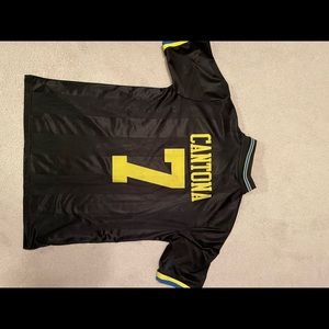 Manchester United Umbro black third jersey Eric Cantona size large